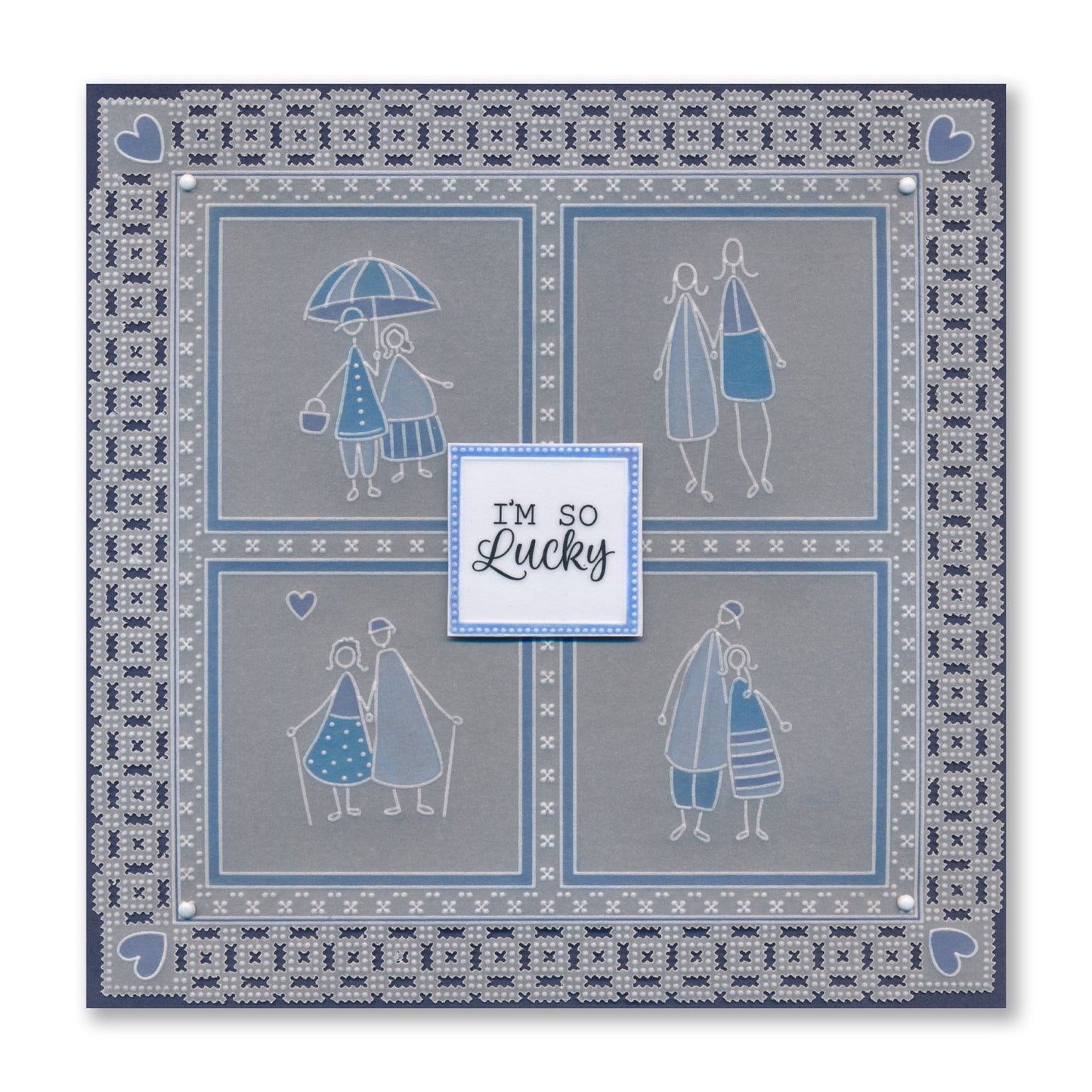 Picture This: Triangle People Set 1 & 2 A4 Groovi Plate Duo