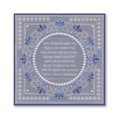Midi Framed Christmas Hymns - Hark! the Hearld Angel Sings Midi Groovi Plate