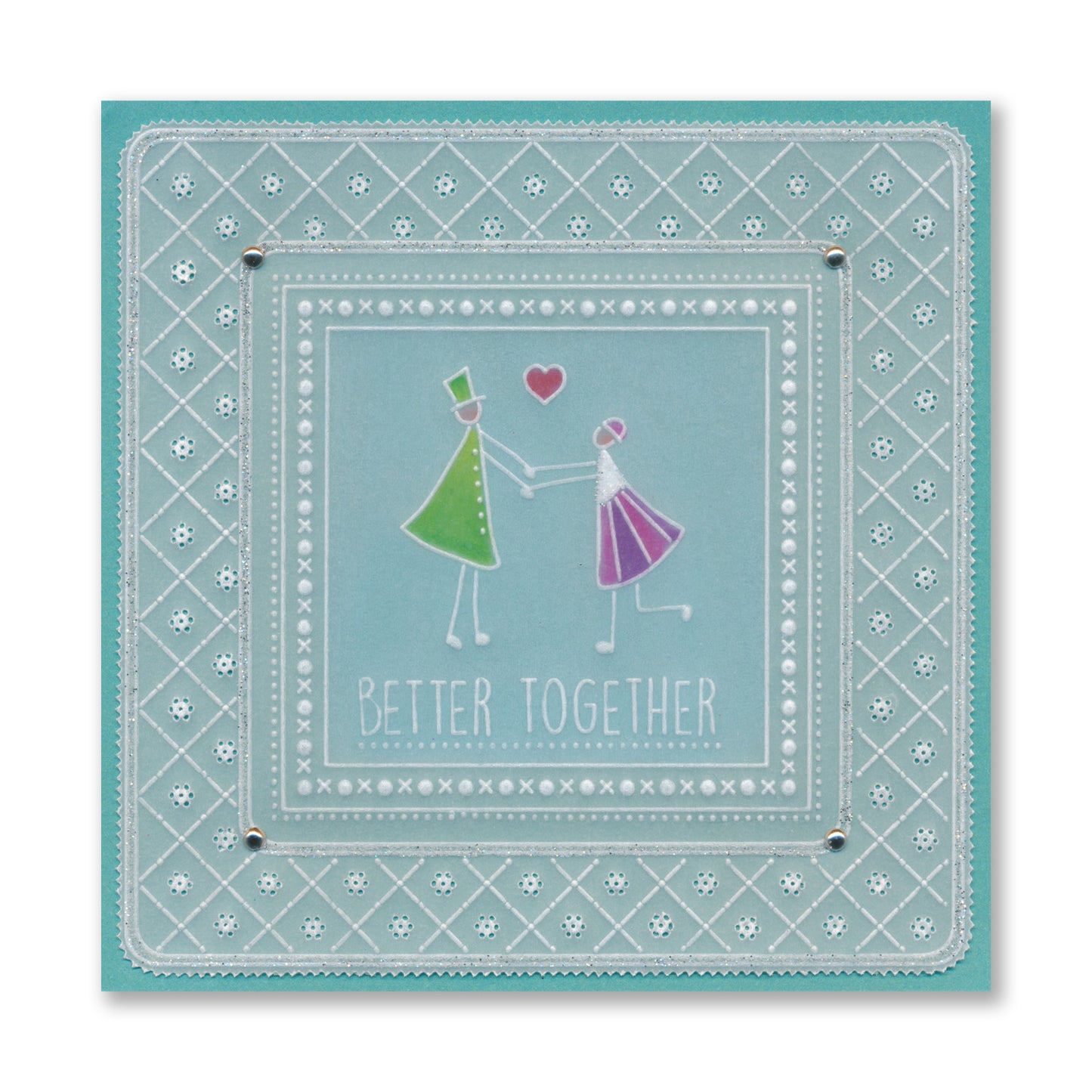 Picture This: I'd Be Lost Without You Triangle People Set 2 A4 Groovi Plate