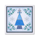 Paper Stitch by Clarity - 06 - Angel Christmas Tree Embroidery Card Pack