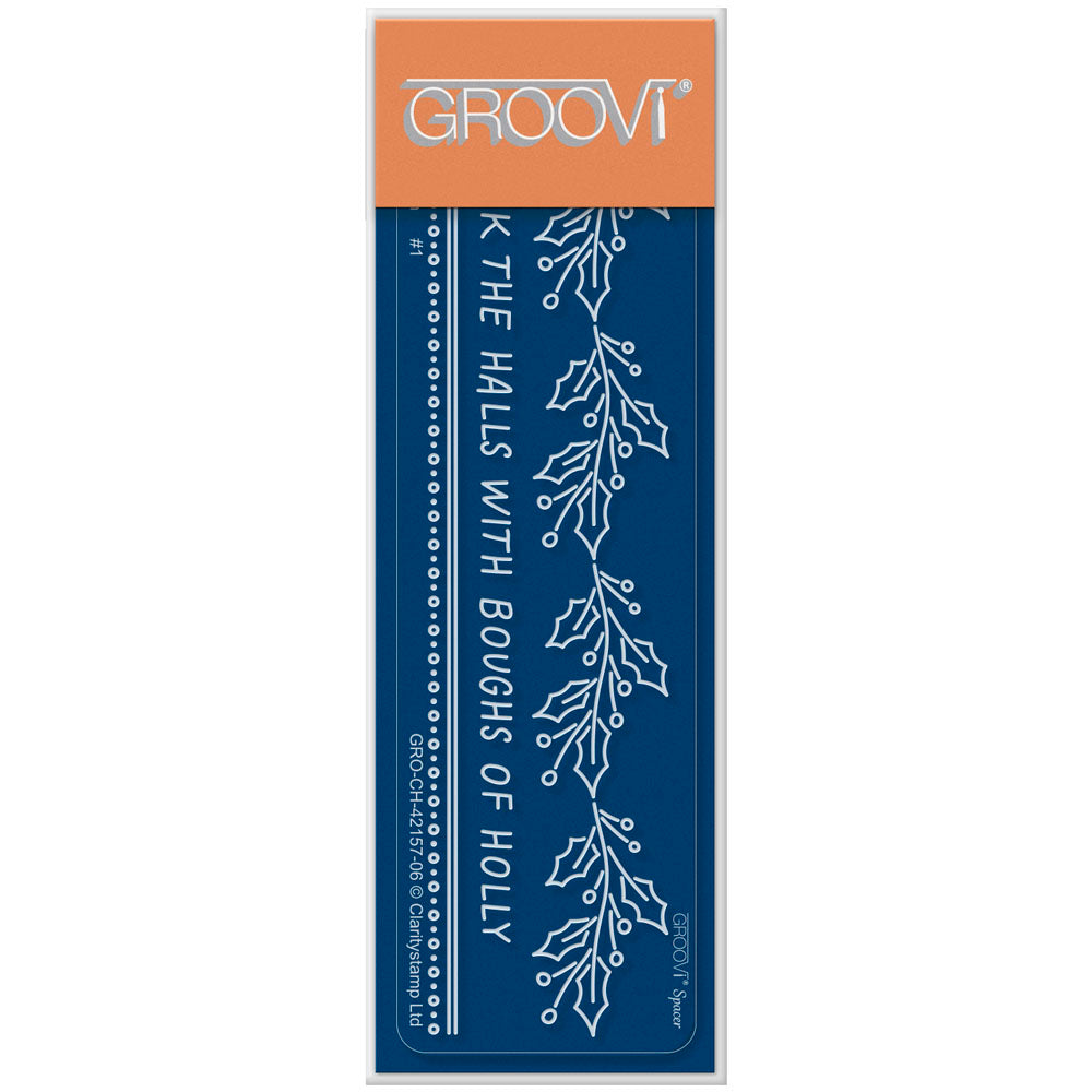 Deck the Halls Groovi Spacer Plate (for A6)