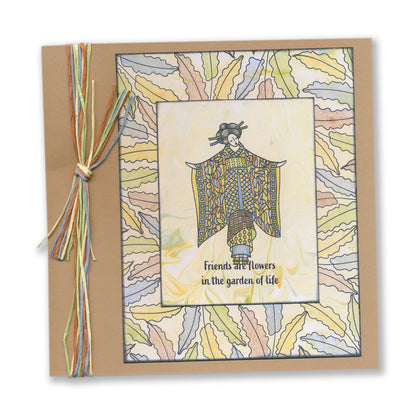 Barbara's SHAC Vases & Foliage A5 Square Stamp & Mask Set