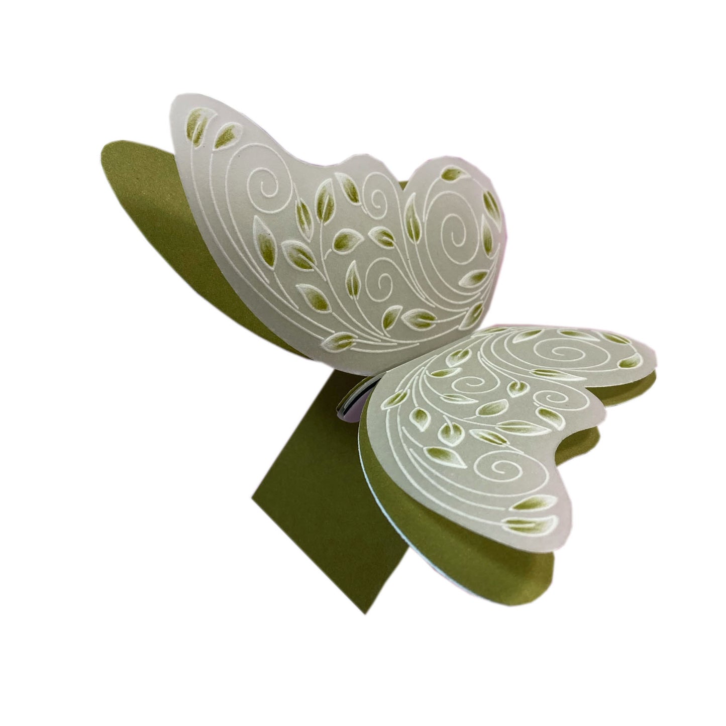 Leafy Swirl Butterfly A6 Groovi Plate