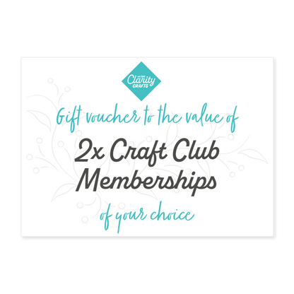 Gift Card for Subscription to 2 Craft Clubs