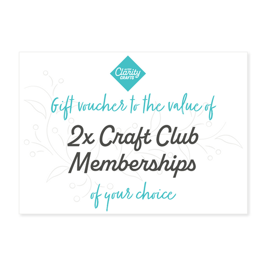 Gift Card for Subscription to 2 Craft Clubs