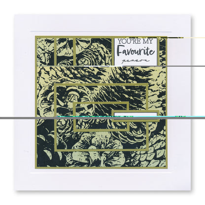 BOW-WOB 5" x 5" Collage Papers - Festive Leafy - Mini Set 1