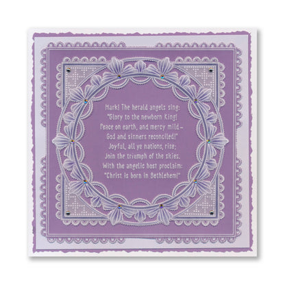 Midi Framed Christmas Hymns - Hark! the Hearld Angel Sings Midi Groovi Plate