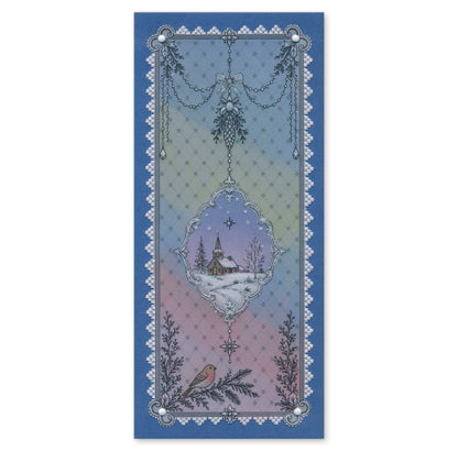 Lace Panels on Parchment - Winter