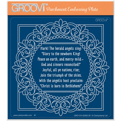 Midi Framed Christmas Hymns - Hark! the Hearld Angel Sings Midi Groovi Plate