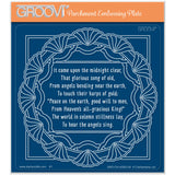 Midi Framed Christmas Hymns - It Came Upon the Midnight Clear Midi Groovi Plate