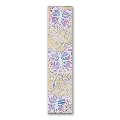 Butterfly Swirls Panel Stencil