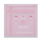 Occasion Sentiments & Panels A4 & A5 Square Groovi Plate Duo