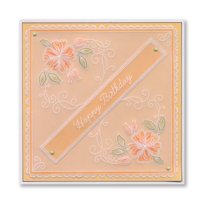 Occasion Sentiments Panels A5 Square Groovi Plate