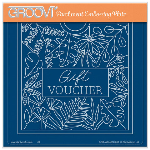 Jazz's Gift Voucher Pouch A5 Square Groovi Plate