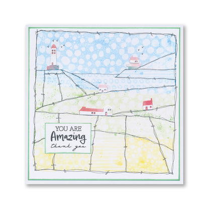 Countryside, Lighthouse & Viaduct Collage Die Collection