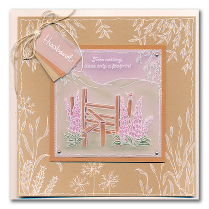 Linda's Country Scenes A5 Square Groovi Plate Collection