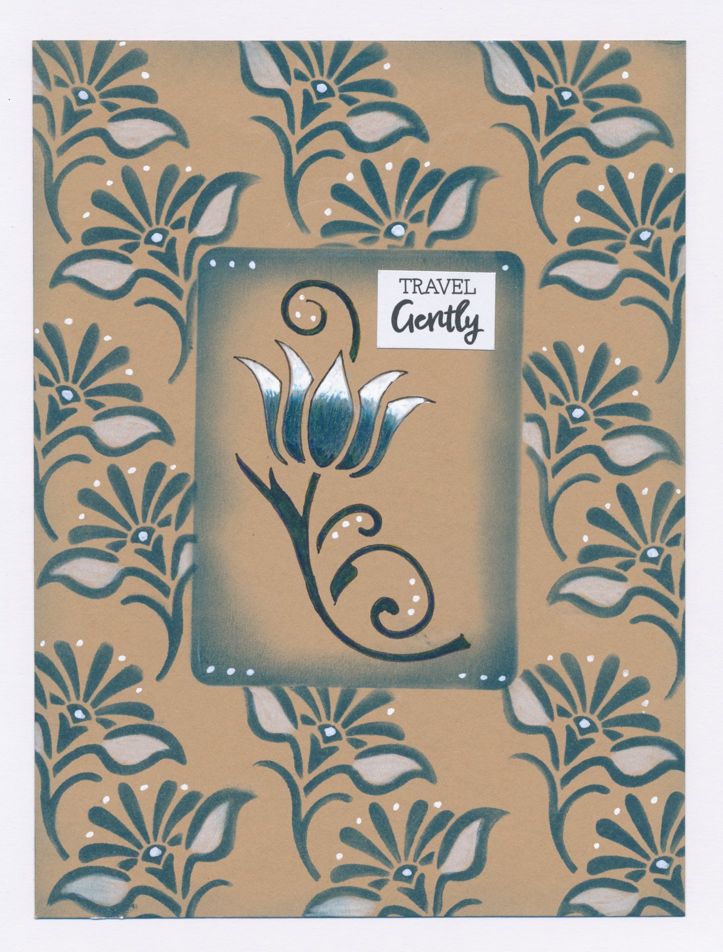 Wee Floral Swirl Stencils & Stencil Mate - DOUBLE LOYALTY POINTS