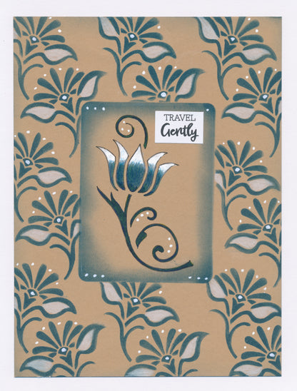 Wee Floral Swirl Stencils & Stencil Mate - DOUBLE LOYALTY POINTS