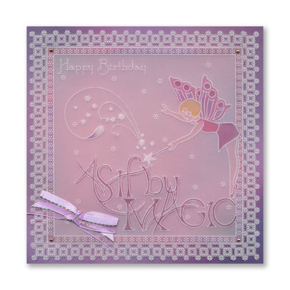 Mel's As if by Magic A5 Square Groovi Plate