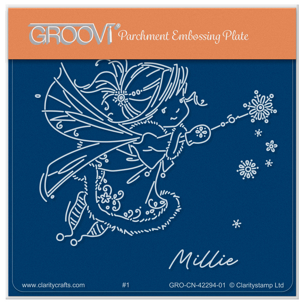 Millie - Sprite Poppet A6 Square Groovi Plate