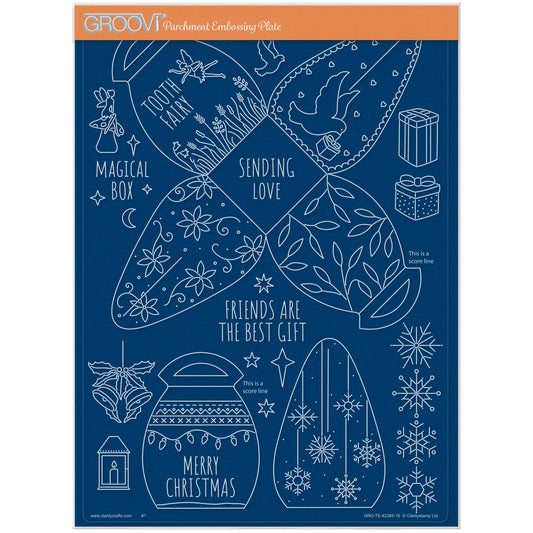 Mini Gift Bag A4 Groovi Tem-plate