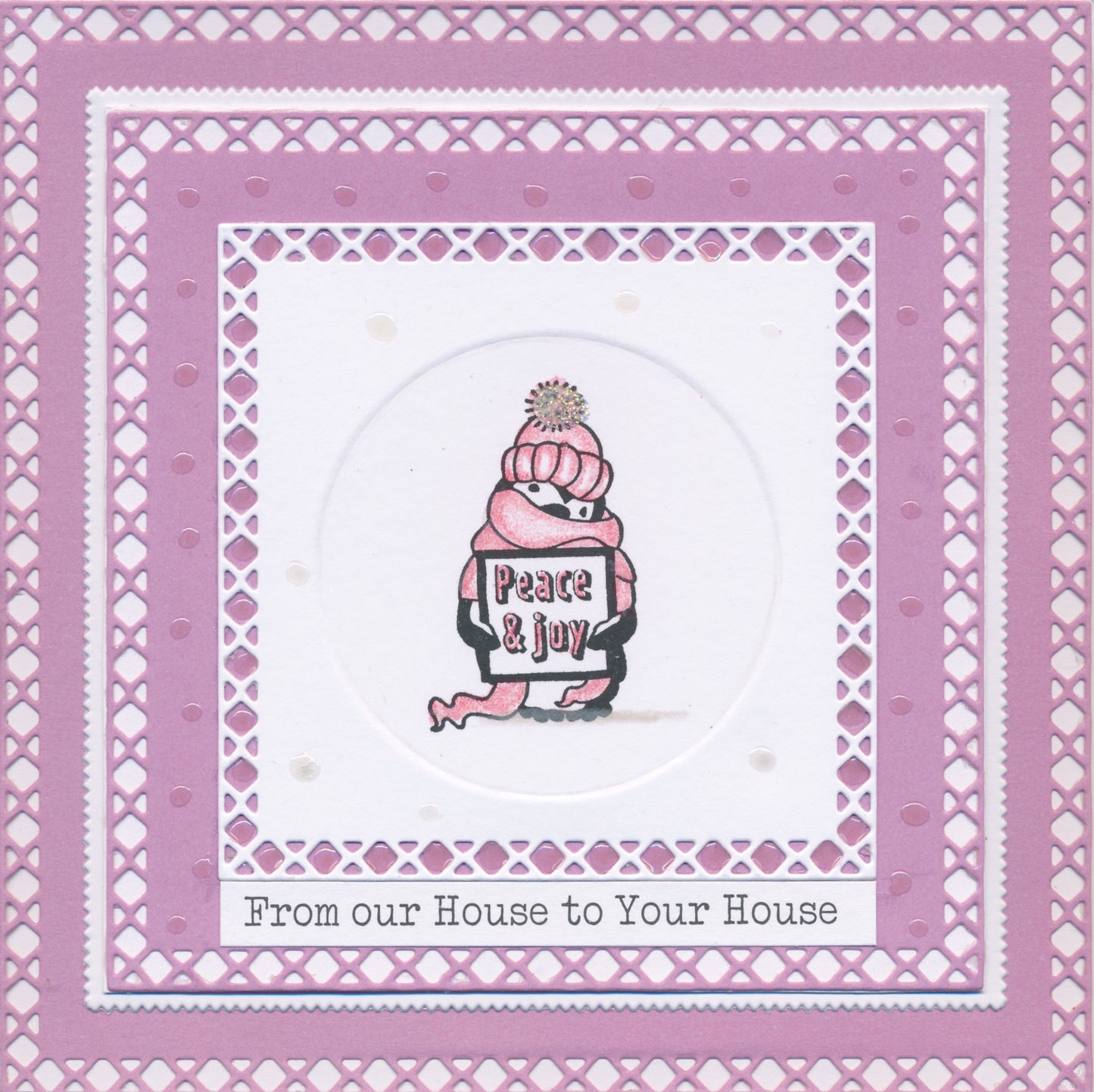 Penguins Mini Sentiments A7 Stamp Set