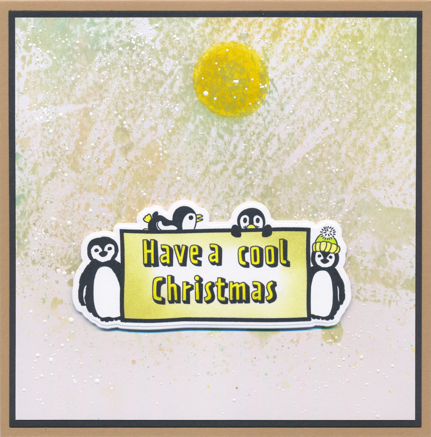 Penguin Billboard Outline Die Set