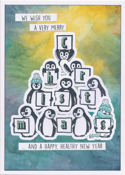 Penguins Letterbox ABC A5 Stamp & Mask Set