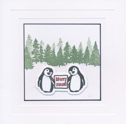 Penguins & Letterboxes A5 Stamp & Mask Set