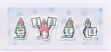 Penguins & Letterboxes A5 Stamp & Mask Set