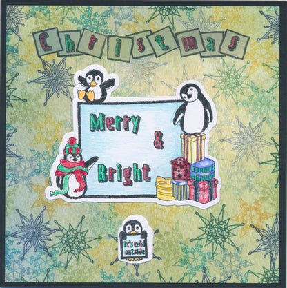 Penguins Mini Sentiments A7 Stamp Set