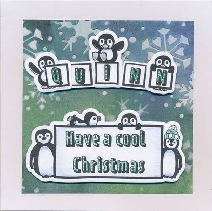 Penguin Letterbox Outline Die Set