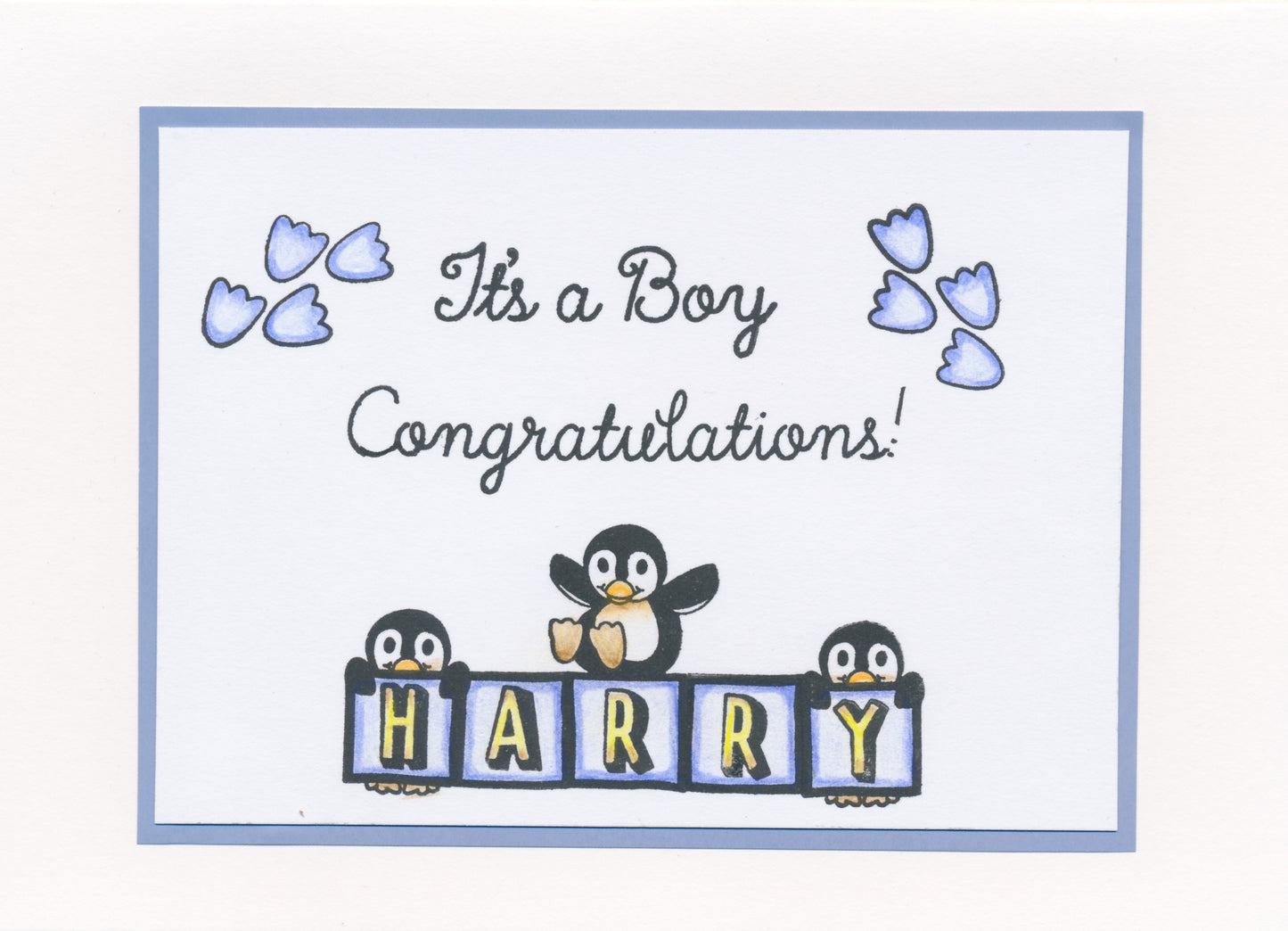 Penguins Letterbox ABC A5 Stamp & Mask Set
