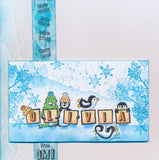 Penguins Letterbox ABC A5 Stamp & Mask Set