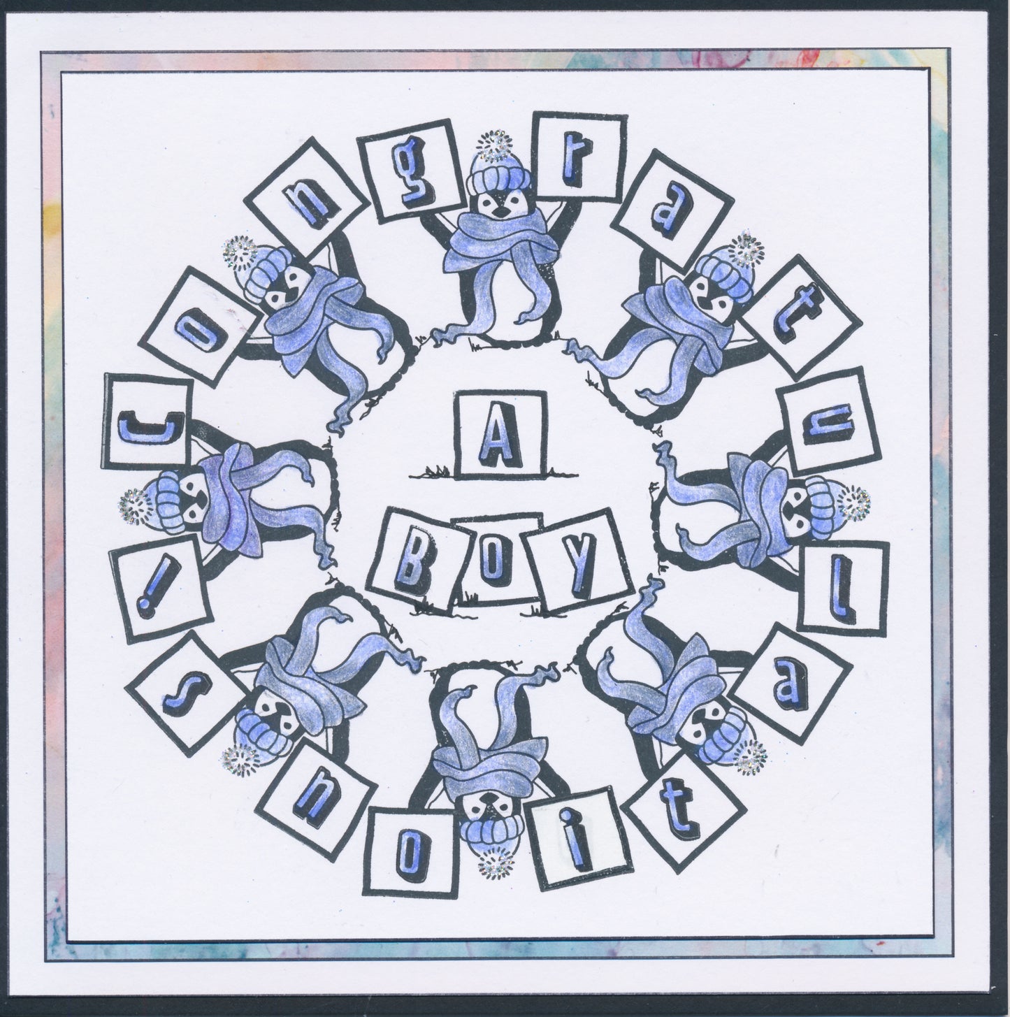 Penguins, Letterboxes, Billboards & ABC Stamp, Mask & Die Collection