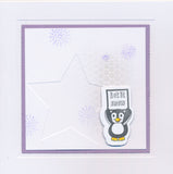 Penguins Mini Sentiments A7 Stamp Set