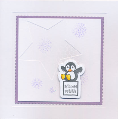 Penguins & Letterboxes A5 Stamp & Mask Set
