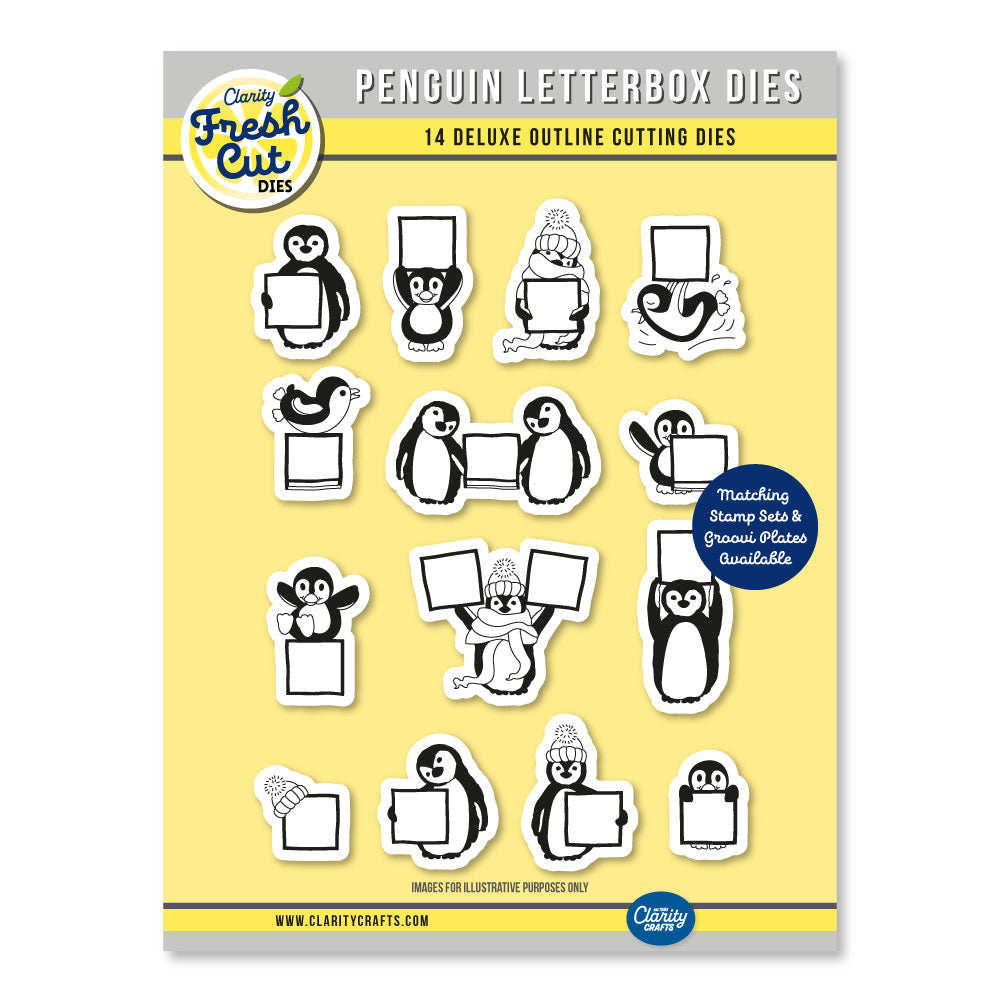 Penguin Letterbox Outline Die Set