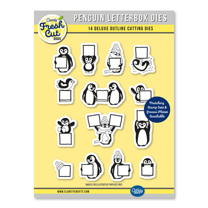 Penguin Letterbox Outline Die Set