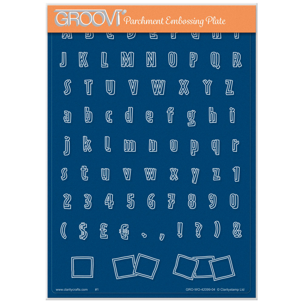 Penguins Letterbox ABC A5 Groovi Plate