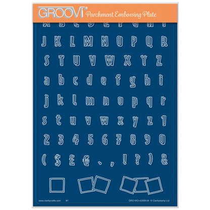 Penguins Letterbox ABC A5 Groovi Plate