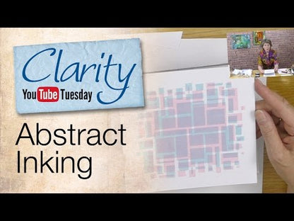 Abstract Squares 3 7" x 7" Stencil