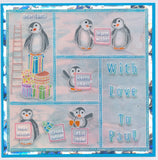 Penguins Letterbox ABC A5 Groovi Plate