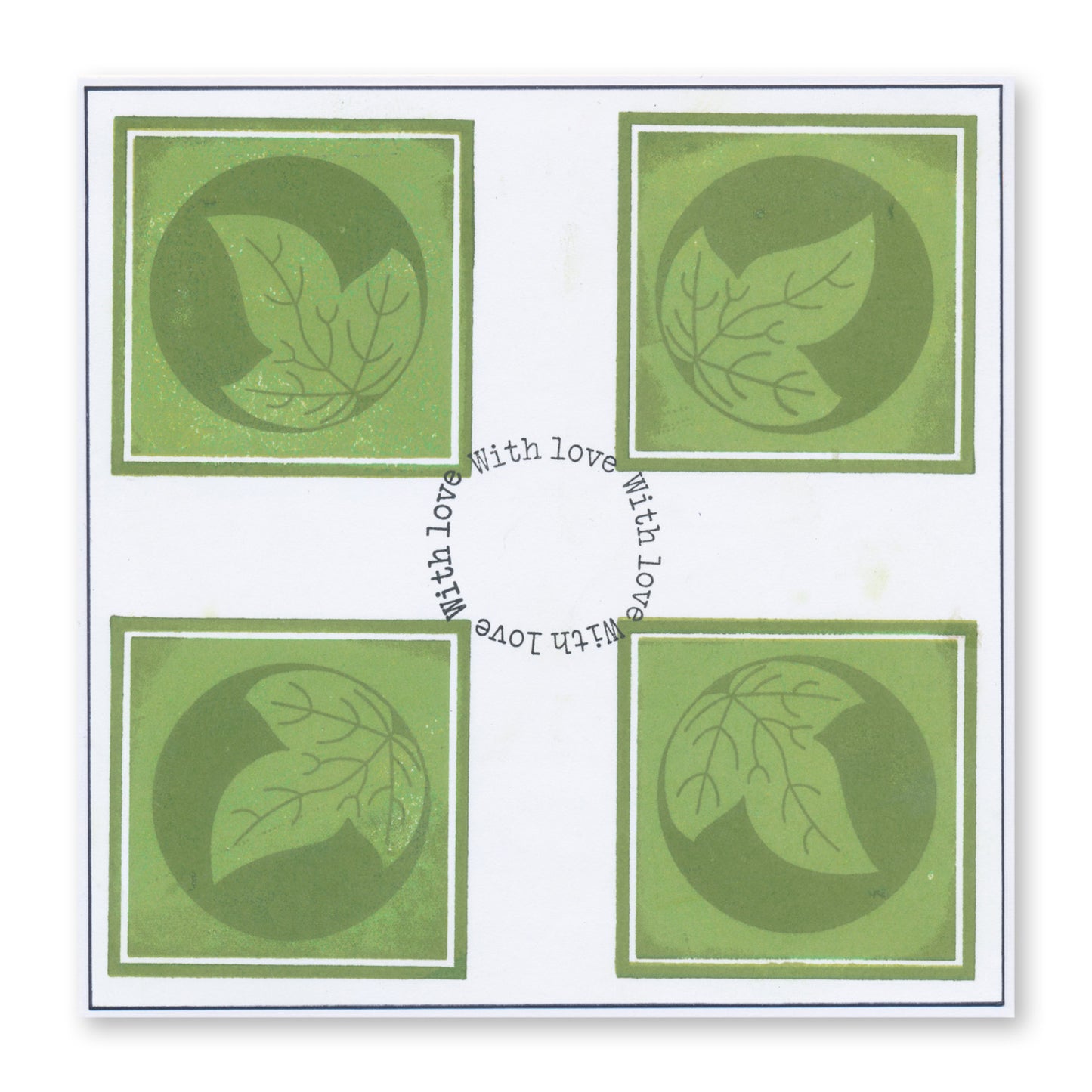 Linda's Christmas Floral Rounds A5 Stamp & Mask Duo with Framework Circles 7" x 7" Stencil