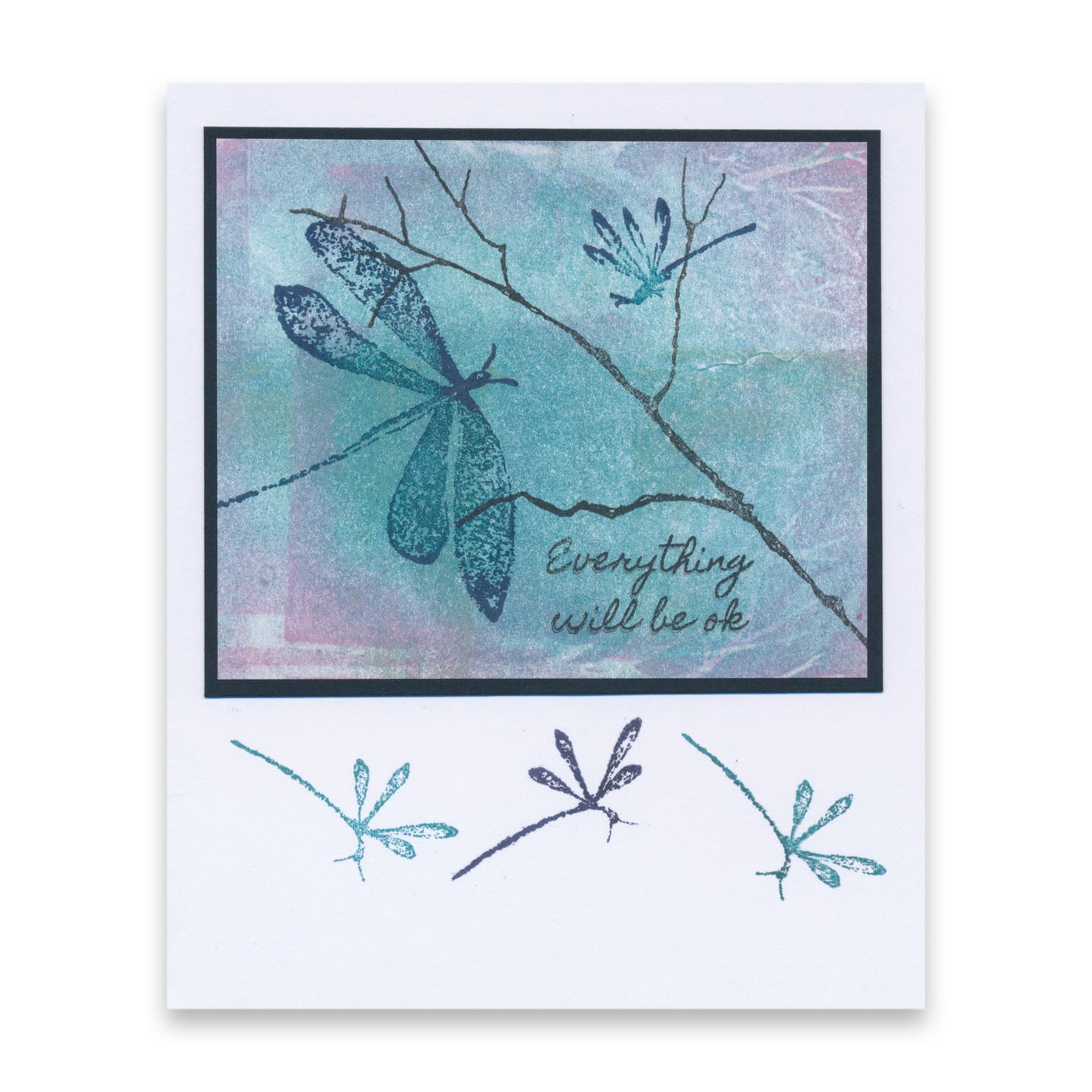 Barbara's Dotted Dragonflies A6 Stamp Set