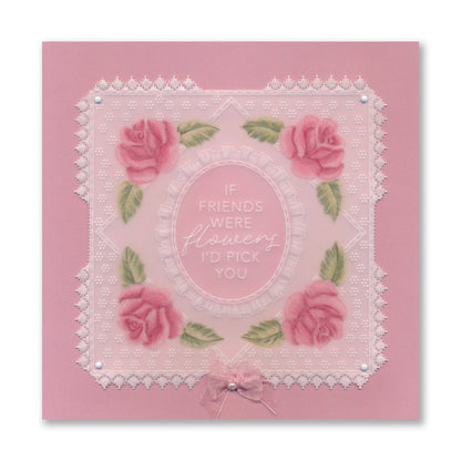 Groovi Grid Overlay A5 Square Groovi Plate Collection with FREE A5 Parchment Worth £10.49