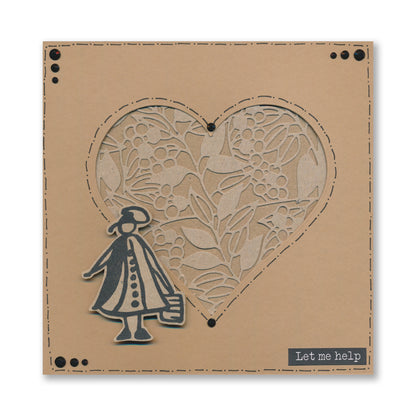 Barbara's Big SHAC People - Set 1 A5 Stamp Set