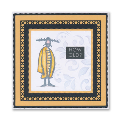 Barbara's Big SHAC People - Set 2 A5 Stamp Set