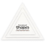 Clarity Stampboard Shapes - Triangles - 60 pieces