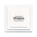 Clarity Stampboard Shapes - Squares - 60 pieces